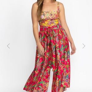 NWT Johnny Was palazzo cropped pant size M